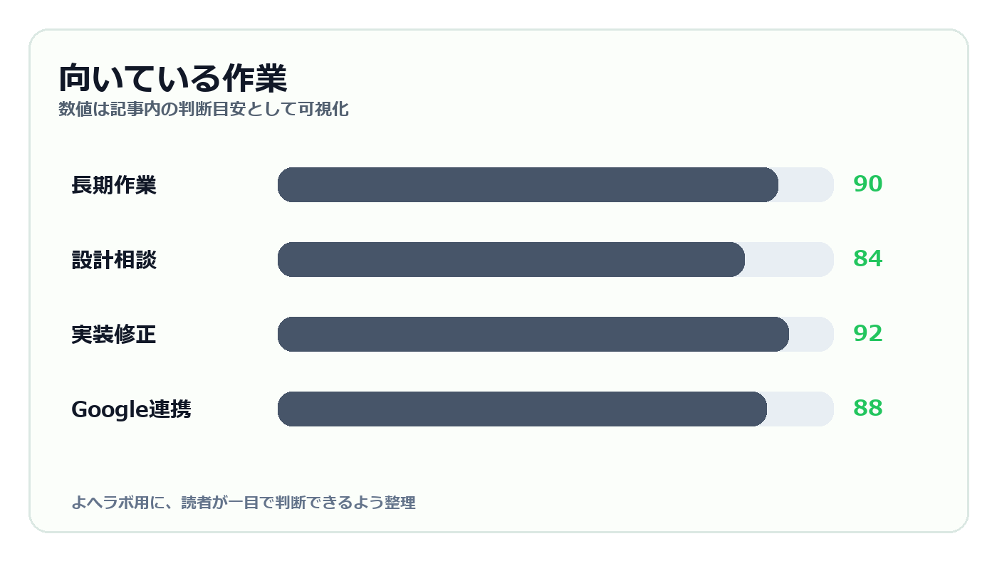 向いている作業